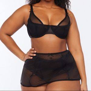 Sheer Black Savage X Fenty 3 Piece Set